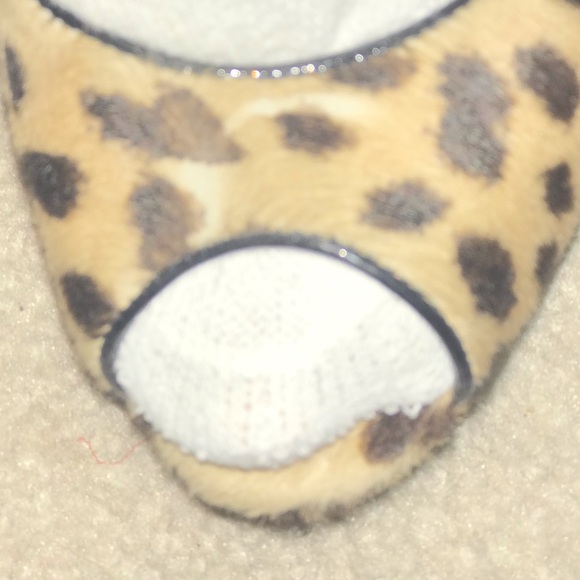 Brian Atwood leopard pony hair open toe pumps - Picture 10 of 16